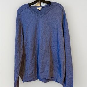 Vintage Gap Cashmere & Cotton Blend Men’s Pullover Blue Sweater Sz XL